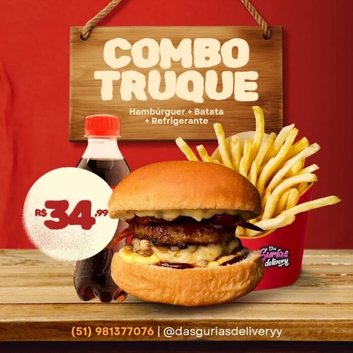Combo Truque da Gurias (Batata + Refri)